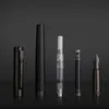 Fountain Pens Luxury HERO Black Forest Fountain Pen Extremely Dark Black Business Office School Supplies Ink Pens 230804