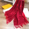 Écharpes de luxe châle hommes foulards femmes oulard poncho hommes écharpe designer soie cachemire hiver S8Jy #