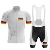 Racing Sets Germany 2023 Summer Cycling Jersey Set Men's Bicycle Jerseys MTB Clothing Bike Uniform Maillot Ropa Ciclismo