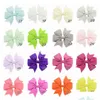 Autre maison jardin 1 pièces Colorf nœud papillon pinces à cheveux pour fille enfants ruban cheveux nœud papillon épingles à cheveux livraison directe Dhozk