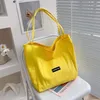 Bolsas para noite Bolsa feminina Candy Color Lona 2023 Bolsa de grande capacidade Coreano Japão Escola Escola Estilo Livro Bolsa de ombro literária