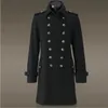 Men's Trench Coats 1940s Europe Pop Winter men lapel German military uniform retro Classic Coat SS Double Breasted woolen overcoat 230804