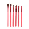 Makeup Brushes 6st Wild Eyebrow Brush Multifunktion Simulerat hårkontur Eyeshadow concealer Square Make Up