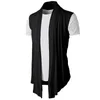 Men's Vests Men fashion Cardigan Sleeveless Jacket Coat Shawl Waistcoat Vest Top drop ship Selling Promotion clothes 230804