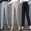 Women's Pants Spring Summer Autumn Women Slim Casual Work Wear Career Suit Straight Trousers Female S304