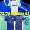 23/24 Schalke 04 Home Soccer Jerseys OUWEJAN PALSSON LODE LATZA TERODDE ZALAZAR BULTER LEE FLICK PIERINGER DREXLER THIAW MATRICIANI 2023 2024 football shirts