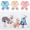 Dog Apparel Fashion Winter Warm Knitted Neckerchief Pet Scarf Accessoires Bib