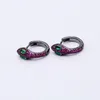 Stud CIZEVA Orecchini serpente arrivo per donna Vintage Black Gold Color Punk Ear Jewelry Cute Animal Accessori 230804