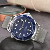 Mens Luxury Sports Watches Designer Brand Watch 3 dial 40mm Quartz Relógios de pulso Homens Moda Silicone Strap Multi Color Relógio Analógico Militar Montre De Luxe