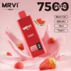 정통 MRVI Holy 7500 퍼프 금속 일회용 포드 E 담배 LED 지표 충전식 600mAh 배터리 15ml 포드 미니 커비 슬릭 vape 펜