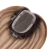 Fanssi Haartoppers voor Vrouwen Real Human 3x5inch Haarstukjes voor Vrouwen met Dunner Haar 10inch 40gram