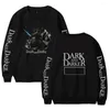 Hoodies voor heren Dark And Darker 2D Capless Sweatshirts voor koppels Mode Winte Dames / Heren Grappige kleding