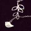 925 Sterling Silver Bird Branches Halsband Pendants for Women Fashion Lady Festival Gift Sterlingsilverjewelry L230704