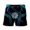 Shorts masculinos personalizados Dardos amante esportes presente personalizado natação verão praia férias calças meia-calça-14