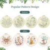 Produits chinois Broderie pour débutant Petits animaux solubles dans l'eau Motif Chiffons Instructions Boucles Aiguilles Fils Matériel de bricolage Sac R230807