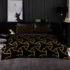 Ensembles de literie Ensemble de literie de style minimaliste Housse de couette 240x220 avec taie d'oreiller Noir 200x200 Housse de couette Twin Queen King Size Parure de lit 230804