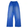 Designers pour hommes pantalons hommes Flare Pant Hellstar Blue Pants Papent de sueur