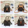 المصمم Montsouris PM أحادي الظهر أحاديات PU PU LEATHER Outdoor Travel Women Respacks with Buckle and Draftrings Vintage Conder Pres