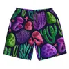 Herren-Shorts, Herren-Bademode, Badehose, Strandboard-Badeanzüge, Laufen, Sport, Surfen, bunte Koralle, schnell trocknend