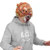 Masques de fête Clickers Jeu de masques The Last of Us Horrific Monster Zombie Latex Made Headgear Halloween Headwear Mascarade Cosplay Masques Prop J230807