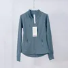 Yoga wear women sports casual jacket jacket Cardigan stand collar zipper slim long sleeve top breathable woman