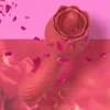 3 W wibratorie dla kobiet lizawki łechtaczki stymualtor kształt róży masturbator pochwa g punktowy masażer żeński produkt egzotictoy