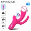 Massager dubbele vibrator volwassen goederen masturbatie automatisch pennis sexyou pijpbeurt monddilatator lichaam voor vrouwen mannen neuk oraal