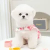 Odzież dla psa brzoskwiniowa sukienka do ubrania dla zwierząt ubrania ubrania psy super małe słodkie chihuahua słodkie wiosna letnie różowe maskotki dziewczyny