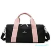 Duffel Bags Woman Gym Yoga Women Fitness Sports Black Bag Customized Portable Travel Training With Shoes Compartment