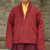 Лама монах носить зимнее волнистое пальто ручной работы Тибетский монах Будда зимняя куртка утолщенное бархатное пальто монаха Донгбо Тибетское мужское пальто