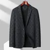 Men's Suits Wintersweet Autumn Leisure Suit High-End Loose Korean Fashion Business Gentleman Non-Ironing Blzer Men