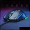 マウスOrignal Razer Viper Mini Gaming Mouse 61g Tralightweight Design Chroma RGB Light 8500 DPI Optailセンサードロップ配信コンピューターdhkye