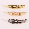 Pins Brooches JUCHAO Fashion Trend Large Leaf Brooch High Quality Feather Pin Men Women Overcoat Accessories HKD230807