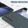 Suporte removível para Samsung Galaxy Z Fold5 Fold 4 5 Estojo Stealth Pen Slot Capa de filme de proteção modular