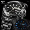 Wristwatches Yelang V5.1 Men's Wrist Watch 44mm Super Diving 300M PROFESSIONAL WATERPROOF SW220 Movement Mechanical