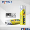 Batteries Original Pkcell 14550 14500 Battery 1.2V Nimh Rechargeable 2600Mah Recycle Chargering 1000 Times Drop Delivery Electronics Dhfb5