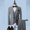 Men's Suits Style (suit Waistcoat West Pants) Korean Version Of Formal Fashion Slim Handsome British Wind High-end Three-piece Set