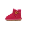 Kids Australia Mini Bailey Classic Button II Boots Children Girls Snow Boot Fur Winter Warm ugglies Youth Big Kid Shoes Toddler wggs Baby Booties Ches K73i#