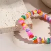 Pulseiras femininas de chacra de pedra natural colorida com miçangas ajustáveis pulseira de corrente para namorada presente de festa joias