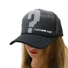 ボールキャップノベルティ質問マークサマーメッシュ通気性野球帽子男性女性ユニセックススナップバックヒップホップハットストリートトラックドライバーパパQ064