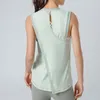 Yoga Outfit Dames Vest Hardlopen Sport Shirts Mouwloze Gym Tank Top Sneldrogende Ademende Workout Vrouwelijke Fitness Kleding