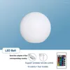 Lampada da giardino con luce a sfera Illuminazione paesaggistica per esterni Illuminazione da pavimento impermeabile Camera da letto Decorazione da piscina Dimmer luminoso