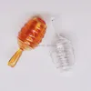 Bouteilles de stockage 50/100 pièces 5 ML ambre miel plastique vide clair brillant à lèvres Tubes huile cosmétique bouteille rechargeable glaçure mignonne