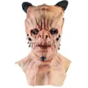 Masques de fête Halloween Diable Masques Couverture de visage Horreur Cosplay Couvre-chef Prop Mascarade Performance Costume Accessoires Effrayant Cornes Masques 2022 J230807