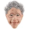 Party Masks CGMGTSN Old Man Cosplay Costume Mask Realistic Mormor Mormor Latex Mask Full Head Helmet For Adults Halloween Props J230807