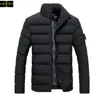 a1 brand plus size coat stone jacket island Men's down stand collar hooded duck down barnd loose large is land warm