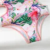 Criança de roupas de banho feminina bebê menina Onepiece Swimsuit Sport Prints Biquíni Conjunto de biquíni Tamanho 16 biquínis para 13 anos