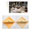 Table Cloth 10Pcs 48X48cm Polyester Napkins For Restaurant Wedding Banquet Dinner Party Wine Red