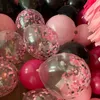 Diğer Etkinlik Partisi Malzemeleri Prenses Konfeti Pembe Pastel Balon Dekorasyonu Arche Balon Yıldönümü Bebek Duş Globos Decorativos Para Fiesta 230804