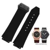 Bracelet de montre en silicone hommes Bracelet de ceinture durable Bracelet de montre en cuir pour HUBLOT BIG BANG